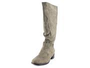 madden girl Persis Flat Knee High Boots Taupe 8.5 M US