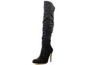 INC International Concepts Thalis Women US 7 Black Over the Knee Boot