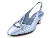 Dyeables Ann Women US 6.5 2E White Slingback Heel