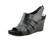 Aerosoles Plush Ray Women US 6.5 Black Wedge Sandal