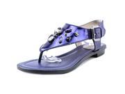 Tahari Ashley Women US 6 Blue Thong Sandal
