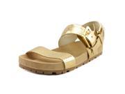Michael Michael Kors Sawyer Lug Sandal Women US 8 Gold