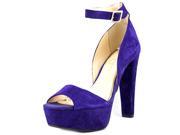 Jessica Simpson Athens Women US 6 Purple Peep Toe Platform Heel