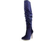 INC International Concepts Thalis Women US 7.5 Blue Over the Knee Boot