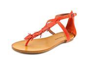 Lucky Brand Wekka Women US 7 Orange Thong Sandal