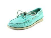 Sperry Top Sider Bahama 2 Eye Washed Canvas Women US 7.5 Green