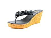 Callisto Flora Women US 9 Black Wedge Sandal