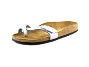 Birkenstock Piazza Women US 4 N S Silver Slides Sandal