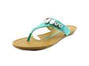 New Directions Dazzle Women US 9.5 Blue Thong Sandal