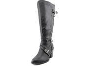 Rialto Madyson Wide Calf Women US 8 Black Knee High Boot