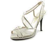 Caparros Sunshine Women US 8 Silver Slingback Heel