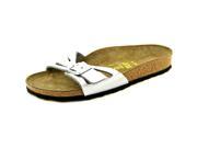 Birkenstock Molina Women US 4 N S Silver Slides Sandal