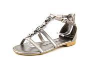 New Directions Tracy Women US 6 Gray Gladiator Sandal