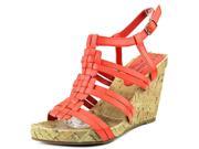 Unlisted Kenneth Cole Work Group Women US 9.5 Red Wedge Sandal