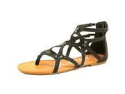 Rampage Pixen Women US 7.5 Black Gladiator Sandal