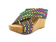 Lucky Brand Miller2 Women US 8.5 Multi Color Wedge Sandal