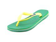 Havaianas Brasil Logo Men US 12 Green Flip Flop Sandal EU 47
