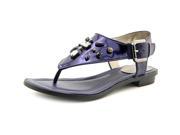 Tahari Ashley Women US 7.5 Blue Thong Sandal