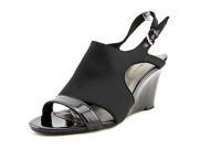 Bandolino Tadaa Women US 10 Black Wedge Heel