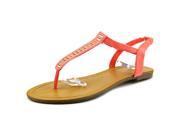 Material Girl Salem Women US 5.5 Pink Thong Sandal