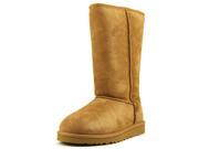 Ugg Australia Classic Tall Youth Girls Size 1 Brown Boots Snow Suede Snow Boots