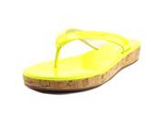 Nine West So Savvy Women US 10 Yellow Thong Sandal