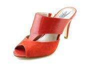 Alfani Morgin Women US 8.5 Red Slides Sandal