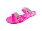 Bamboo Dalia 03 Women US 6 Pink Slides Sandal EU 37