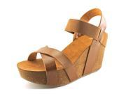 Mia Joy Women US 10 Brown Wedge Sandal