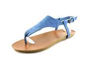 Mia Sylvia Women US 7.5 Blue Thong Sandal