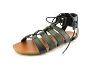 Mia Shela Women US 8.5 Black Gladiator Sandal