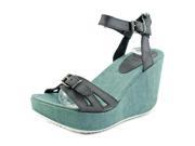 Coolway Gacela Women US 8.5 Blue Wedge Sandal EU 39