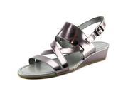 Franco Sarto Caliari Women US 8 Silver Slingback Sandal