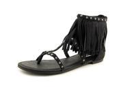 Not Rated Xenia Women US 7.5 Black Gladiator Sandal