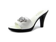 Callisto Luster Women US 9 White Slides Sandal