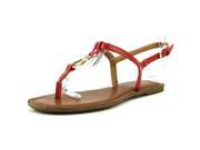 Tommy Hilfiger Lenita Women US 8 Red Thong Sandal