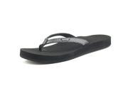 Reef Sassy Women US 9 Black Flip Flop Sandal