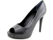 Charles By Charles D Fox Women US 8.5 Black Peep Toe Heels