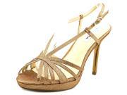 Nina Fenix Strappy Platform Dress Sandals Bronze Wonderla 9 M US