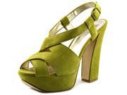 Pelle Moda Billow Women US 8 Green Platform Sandal