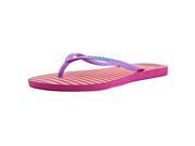 Havaianas Slim Retro Women US 9 Pink Flip Flop Sandal EU 41