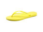 Havaianas Slim Women US 11 Yellow Flip Flop Sandal