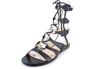G.C. Shoes Amazon Women US 7.5 Black Gladiator Sandal