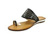 G.C. Shoes Forever Diamonds Women US 7.5 Black Slides Sandal