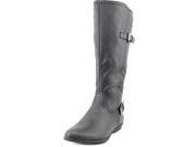 White Mountain Foxfire Women US 6.5 Black Knee High Boot