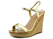 Charles By Charles D Alabama Women US 10 Gold Wedge Sandal
