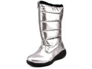 Tundra Puffy Youth US 1 Silver Winter Boot