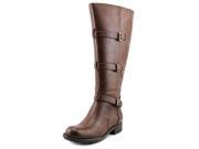 Franco Sarto Petite Wide Calf Women US 5.5 Brown Knee High Boot