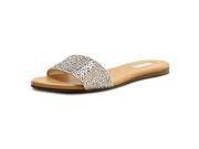 INC International Concepts Zinaa 2 Women US 9.5 Gold Slides Sandal