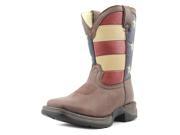 Durango Lil Rebel Flag Youth US 12 Brown Boot